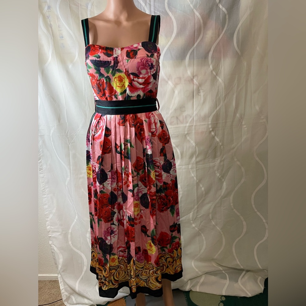 Pretty Dalia Macohee dress, color pink multi size S